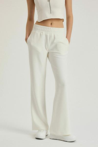 APHRODITE Geniş Paça Pantolon (Beyaz)