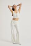 Aphrodite Geniş Pantalon (Beyaz)