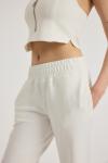 Aphrodite Geniş Pantalon (Beyaz)