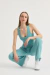 Aphrodite Geniş Pantalon (Mavi)