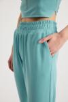 Aphrodite Lastik Pantalon (Mavi)