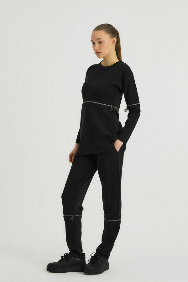 ATHENA Dönüşen Pantolon (Siyah)