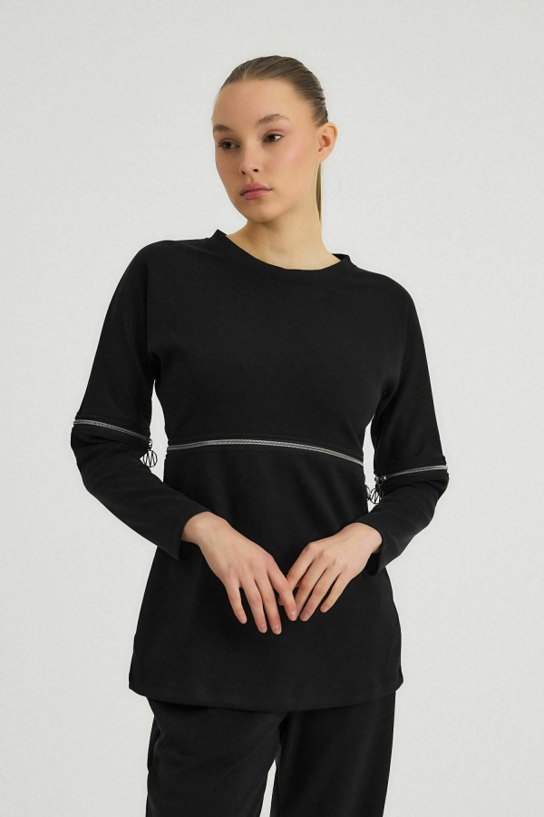 ATHENA Dönüşen Üst  (Siyah)