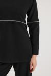 Athena Dönüşen Sweatshirt (Siyah)