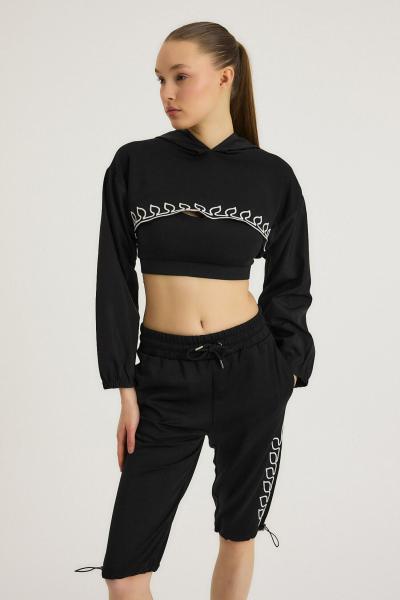 Demeter Crop (Siyah)