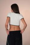HEXA Crop T-Shirt (Beyaz)