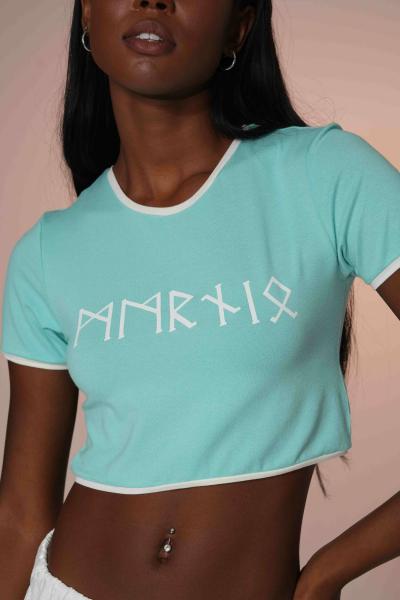 HEXA Crop T-Shirt (Mint)