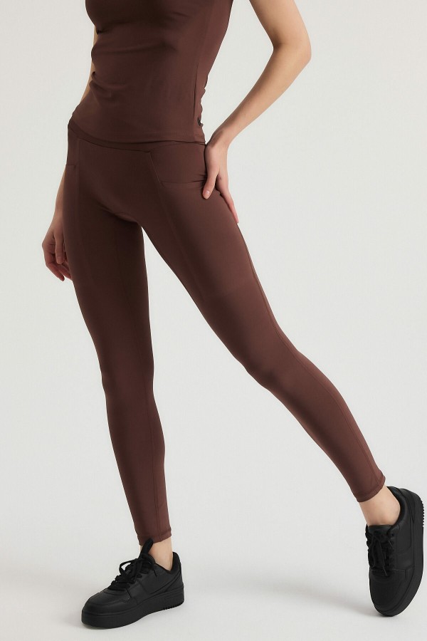 OLYMPIA Tayt (Kahve)