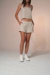 Persephone Şort (Krema)